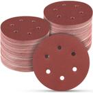 Discos de lixar POTUINOM 240 Grit 150 mm 100 unidades para lixadeira de 6 polegadas
