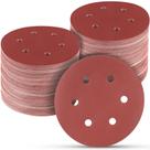 Discos de lixar POTUINOM 400 Grit 150 mm 100 unidades para lixadeira de 6 polegadas Discos de lixar POTUINOM 400 Grit 150 mm 100 unidades para lixadeira de 6 polegadas