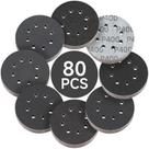 Discos de lixar POTUINOM 80PCS 5 polegadas Wet Dry 320-2000 Grit Discos de lixar POTUINOM 80PCS 5 polegadas Wet Dry 320-2000 Grit