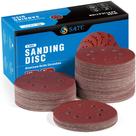 Discos de lixar S SATC 150 unidades de 5 polegadas 120 Grit para lixadeira orbital