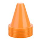 Discos de marcação de futebol WNSC Unbreakable PE em forma de cone, 10 unidades
