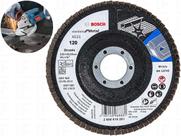 Discos Desbaste 4.1/2 115mm Lixa Tipo Flap Grão 120 Bosch Discos Desbaste 4.1/2 115mm Lixa Tipo Flap Grão 120 Bosch