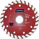 Discos Diamantado 4.1/2 Turbo Furo 20mm Porcelanato Pro 03 Unidades - Norton