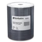 Discos DVD-R Verbatim de 4,7 GB 16X DataLifePlus brancos imprimíveis a jato de tinta pacote com 100