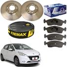 Discos E Pastilhas Peugeot 208 1.6 16v 2013 2014 2015 2016 2017 2018 2019 2020 Original Fremax + Syl