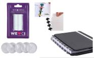 Discos + Elástico p/ Caderno InteligenteTRANSPARENTE M23mm Discos + Elástico p/ Caderno InteligenteTRANSPARENTE M23mm