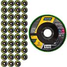 Discos Flap 7 POL Grão 40 Fibra com 40 Unidades R244 NORTON