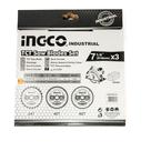 Discos Serra Circular 7¼" 18530 mm 3 Un. INGCO