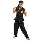 Disfarce Cobra Kai Kids Gi com faixa preta tamanho L (10-12) Disfarce Cobra Kai Kids Gi com faixa preta tamanho L (10-12)