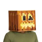 Disfarce de acessório de fantasia Jack O'Lantern Block Head Mask Disfarce de acessório de fantasia Jack O'Lantern Block Head Mask