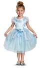 Disfarce de fantasia Cinderella Toddler Classic 2T com glitter