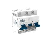 Disj din curva c 3p-80amp 10ka - (shb3 c080a) soprano