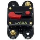 Disjuntor Automotivo 80A Proteção Som Bateria Fusível Resetável Liga Desliga Svart 0758