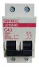 Disjuntor Bifasico 40a 4,5ka Curva C Sibratec