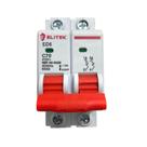 Disjuntor Bipolar Duplo 06a, 10a, 16a,20a, 25a, 32a,40a, 50a, 63a, 70a, 80a, 100a, 125a