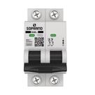Disjuntor Bipolar Mini Din 25a Curva C 3ka Soprano