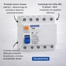 Disjuntor Diferencial DR 80A 30mA 4P Tramontina