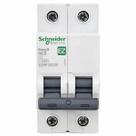 Disjuntor Din Bifasico Bipolar Duplo C 2A Schneider