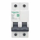 Disjuntor Din Bifasico Bipolar Duplo C 50A Schneider