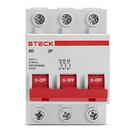 Disjuntor DIN Tripolar 10A SDD63C10 3KA STECK Disjuntor DIN Tripolar 10A SDD63C10 3KA STECK