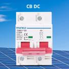 Disjuntor Mini Solar 125A 100A DC 600V Para Sistema Fotovoltaico