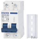 Disjuntor miniatura DC CHTAIXI DZ47Z-63 2P 1000V 20A