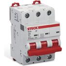 Disjuntor Steck Din Tripolar100A Sd3 C Sdd3C100
