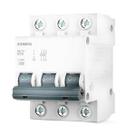 Disjuntor trifásico tripolar mini din curva c 5sj1 10a siemens