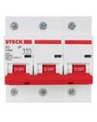 Disjuntor Tripolar 100 Amperes Curva C 10kA Steck