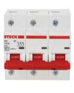 Disjuntor Tripolar 125 Amperes Curva C 10kA Steck