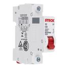 Disjuntor unipolar 63a (c) steck Disjuntor unipolar 63a (c) steck