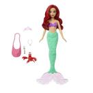Disney - princesa ariel com sebastião e acessórios