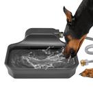 Dispensador automático de água para cães PETIMI 3.8L para exterior cinza