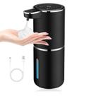 Dispensador automático de sabão espumante VZZNN Touchless 380mL Preto Dispensador automático de sabão espumante VZZNN Touchless 380mL Preto