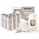 Dispensador de bolsas de fraldas Moodie Teddy Bear com 105 sacos de cocô