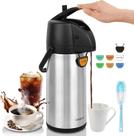 Dispensador de café Airpot TOMAKEIT Thermal 3L/3000ml em aço inoxidável