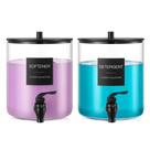 Dispensador de detergente para lavanderia TIPGO 3,5 L de vidro, kit com 2