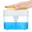 Dispensador de detergente para louça LIFEEZY 385 ml com porta-esponja Dispensador de detergente para louça LIFEEZY 385 ml com porta-esponja