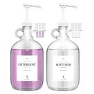 Dispensador de detergente para roupa onsogi Glass 1280mL com porta-copos