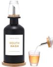 Dispensador de enxaguatório bucal BONLONG Glass 350mL com aço inoxidável
