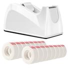 Dispensador de fita Amazon Basics 1 Core Clear 3/4 x 1300 cm, pacote com 16