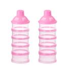 Dispensador de fórmulas Acmor, 5 compartimentos, empilhável, sem BPA