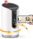 Dispensador de guloseimas para câmeras para animais de estimação TKENPRO 2K 360 View 5G WiFi Dispensador de guloseimas para câmeras para animais de estimação TKENPRO 2K 360 View 5G WiFi