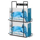 Dispensador de luvas Stock Your Home Black Metal Double Wall Mount Dispensador de luvas Stock Your Home Black Metal Double Wall Mount