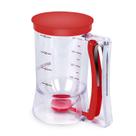 Dispensador de massa BBSTARZ 900mL com alça de compressão vermelha