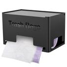 Dispensador de porta-sacos de lixo STWWO Extra Large Metal Black