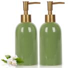 Dispensador de sabão cerâmico Natheeph 300mL para banheiro/cozinha