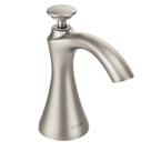 Dispensador de sabão de cozinha Moen S3946SRS em aço inoxidável montado no convés