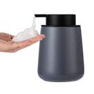 Dispensador de sabão espumante Enra Ceramic 350ml para banheiro cinza