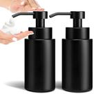 Dispensador de sabão espumante GMISUN Matte Black Glass 300 mL (2 unidades) Dispensador de sabão espumante GMISUN Matte Black Glass 300 mL (2 unidades)